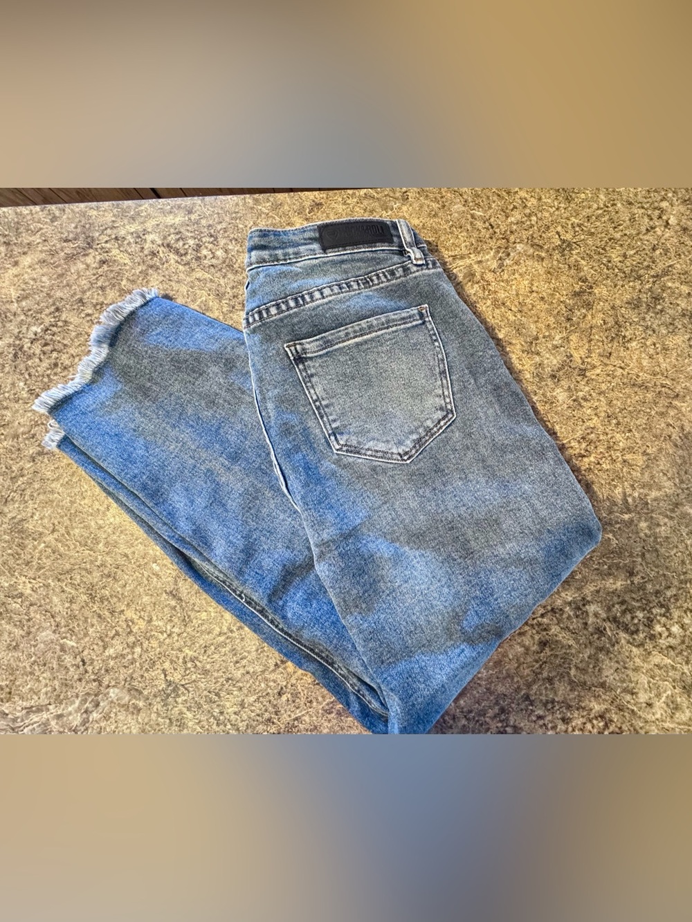 Women’s Rock & Roll Denim High Rise Straight Cropped Jeans size 34/27